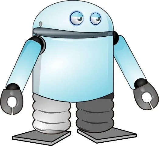 Robot de dibujos animados Vector de imágenes prediseñadas ...