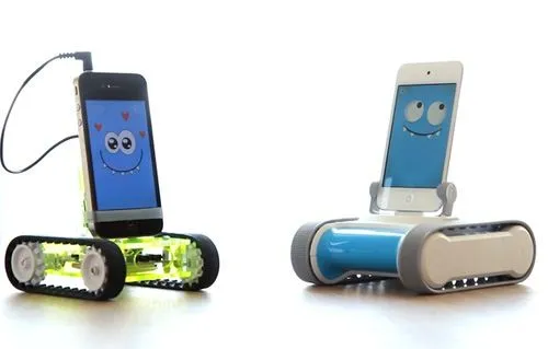 El robot Romo utiliza el teléfono móvil como «cerebro ...
