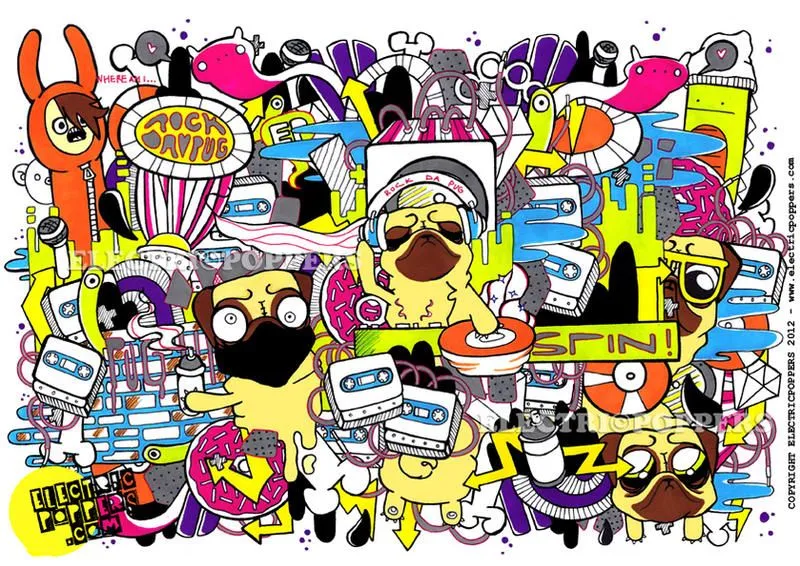 ROCK DA PUG by ELECTRICPOPPERS on deviantART