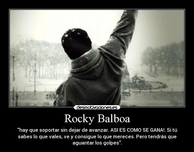 Rocky Balboa | Desmotivaciones