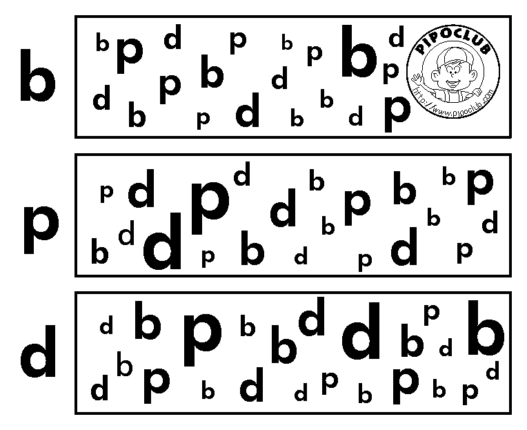 Rodea las letras