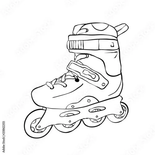 Roller skate sketch" Imágenes de archivo y vectores libres de ... Roller skate sketch" Imágenes de archivo y vectores libres de ...