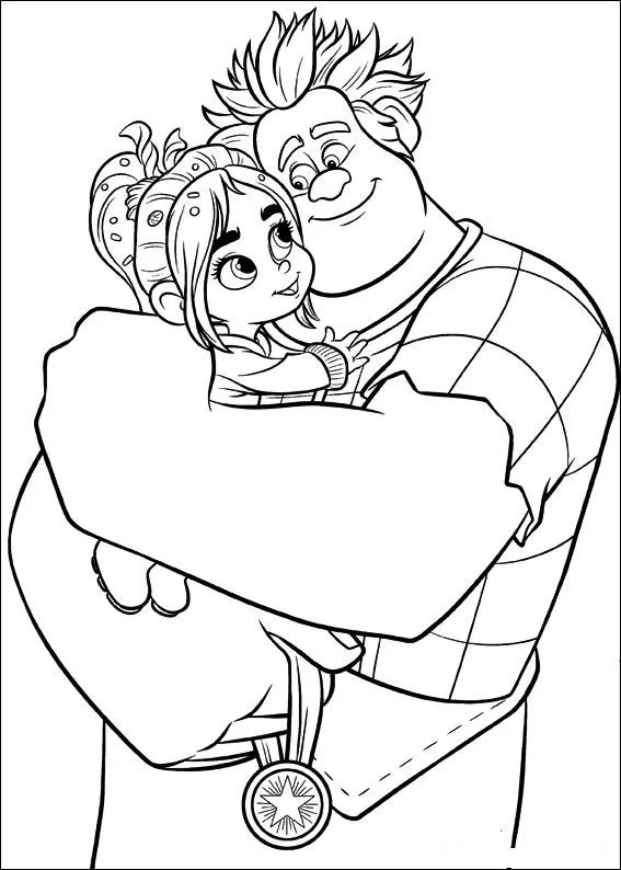 Rompe Ralph - Dibujos para imprimir y colorear Rompe Ralph - Dibujos para imprimir y colorear