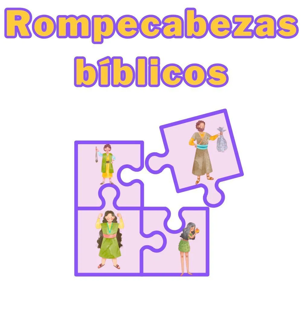 Rompecabezas Bíblico Para Niños de 7 a 8 Años - Marilu Orantes Rompecabezas Bíblico Para Niños de 7 a 8 Años - Marilu Orantes