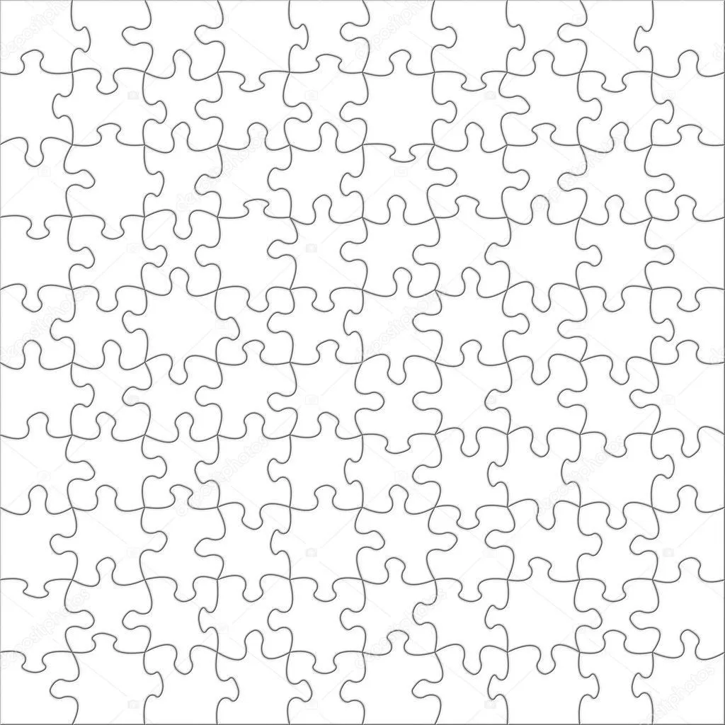 rompecabezas en blanco — Foto stock © trubach #