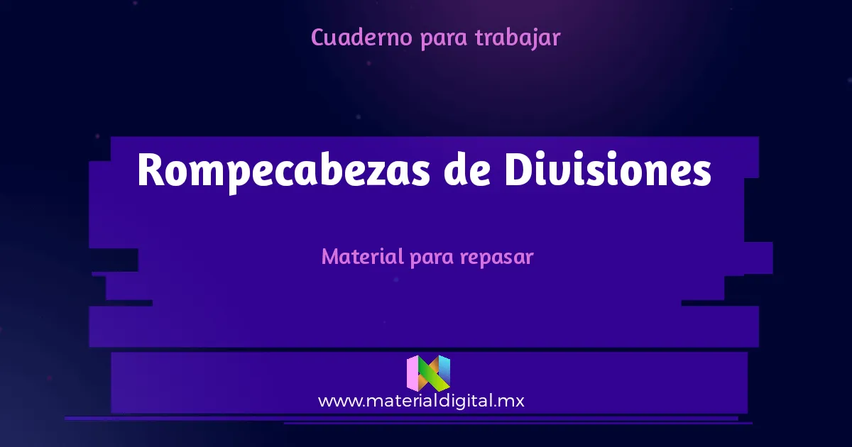Rompecabezas de Divisiones ~ Material Digital Rompecabezas de Divisiones ~ Material Digital