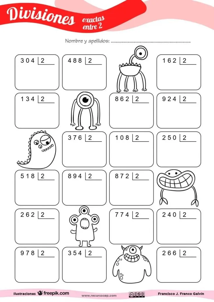 Rompecabezas De Divisiones Pdf Para Imprimir BFF | Actividades de multiplicación, Divisiones primaria, Divisiones matematicas Rompecabezas De Divisiones Pdf Para Imprimir BFF | Actividades de multiplicación, Divisiones primaria, Divisiones matematicas