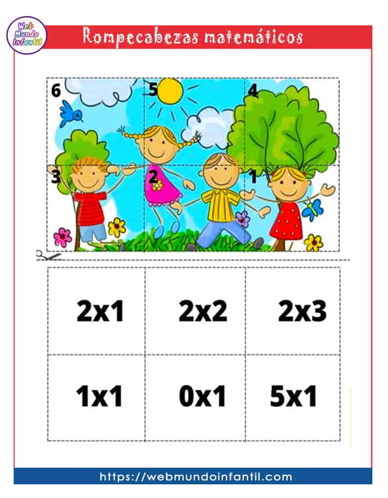 Rompecabezas matemáticos para imprimir en pdf Rompecabezas matemáticos para imprimir en pdf
