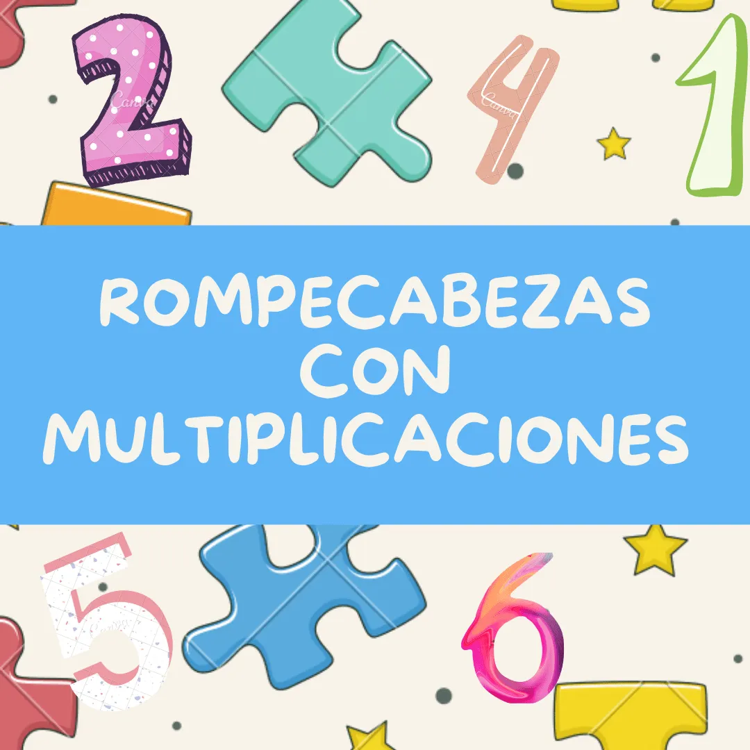 ROMPECABEZAS CON MULTIPLICACIONES | MATERIAL EDUCATIVO PRIMARIA ROMPECABEZAS CON MULTIPLICACIONES | MATERIAL EDUCATIVO PRIMARIA