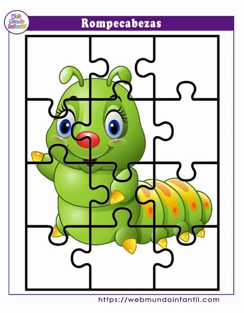 Rompecabezas para niños para imprimir (Puzzles)