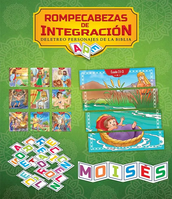 Rompecabezas - Personajes de la Biblia - Mi Pastorcito | Los Mejores Materiales Cristianos Infantiles Rompecabezas - Personajes de la Biblia - Mi Pastorcito | Los Mejores Materiales Cristianos Infantiles