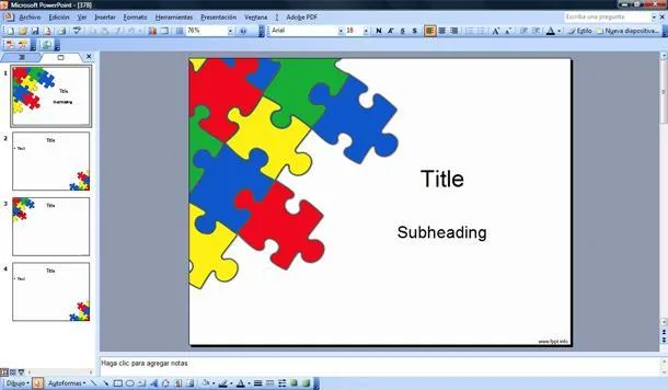 Rompecabezas Plantilla PPT | Plantillas PowerPoint Gratis