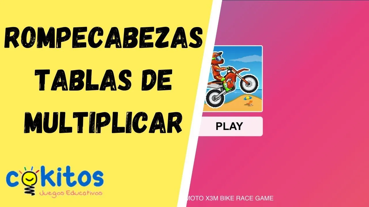 Rompecabezas Tablas de Multiplicar en Cokitos.com Rompecabezas Tablas de Multiplicar en Cokitos.com
