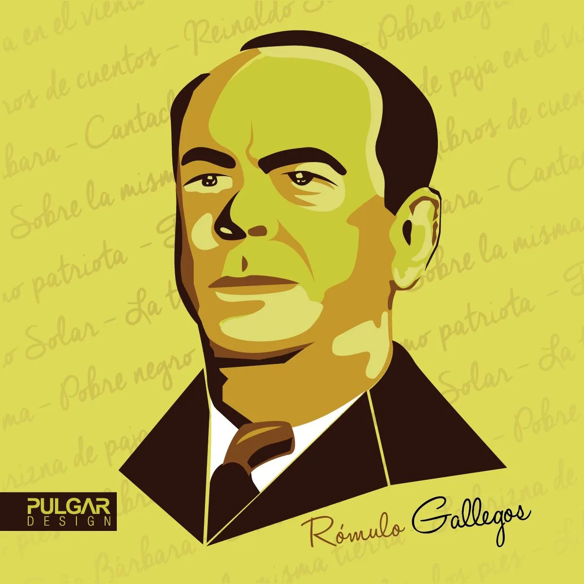 Rómulo Gallegos - Personajes de la historia en Ilustración Digital #001 — Steemit Rómulo Gallegos - Personajes de la historia en Ilustración Digital #001 — Steemit