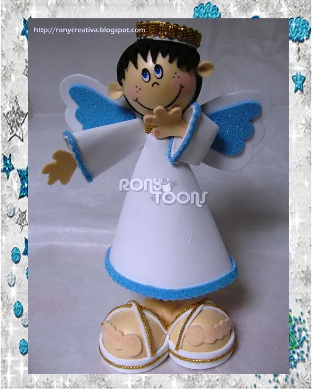 ronycreativa: ANGELITOS DE FOMI
