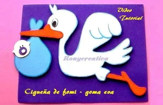 Moldes de cigueña de Rony creativa - Imagui