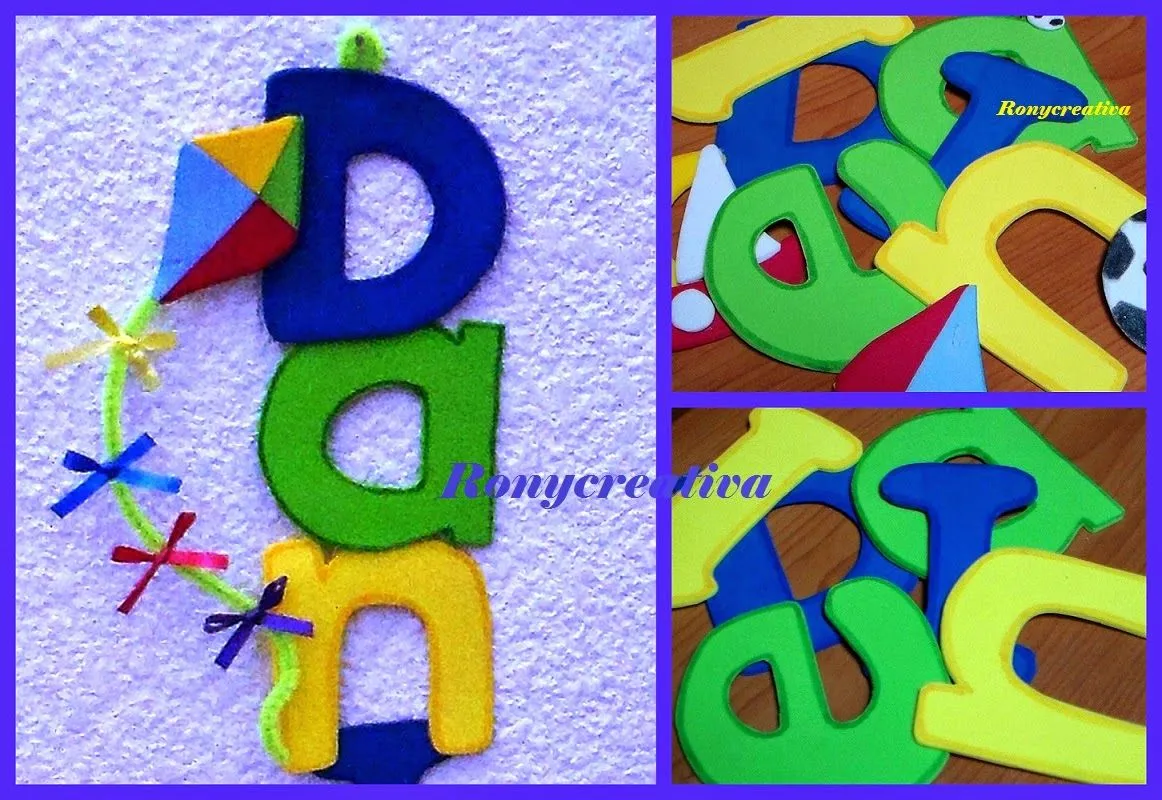 Ronycreativa blog de manualidades: Cómo hacer letras de foamy o goma eva / haz tu nombre en fomi / LETRERO INFANTIL Ronycreativa blog de manualidades: Cómo hacer letras de foamy o goma eva / haz tu nombre en fomi / LETRERO INFANTIL