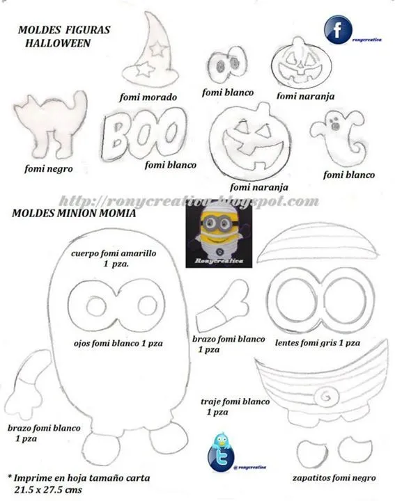 ronycreativa: HALLOWEEN MONSTER MINIONS