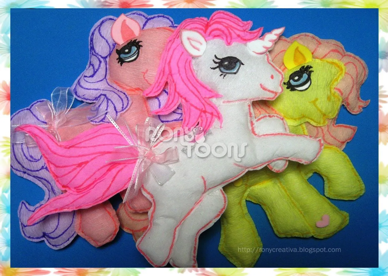 ronycreativa: MI PEQUEÑO PONY EN CREPE