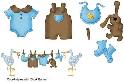 Baby shower ropa dibujo - Imagui