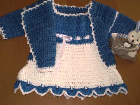 Ropa de Bebés en Crochet. - YouTube