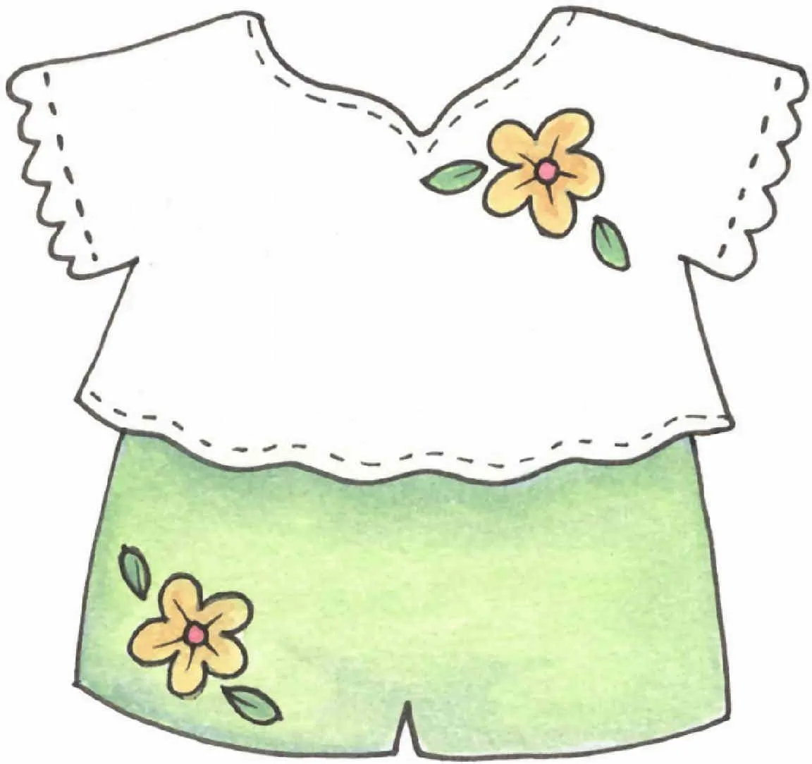 Dibujos ropa bebé - Imagui