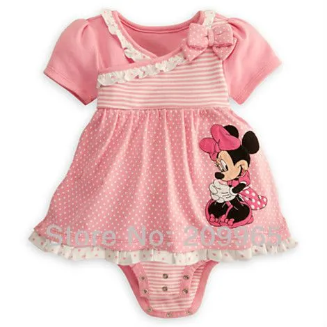 Venta caliente Minnie rosa bebé recién nacido niñas vestidos de ... Venta caliente Minnie rosa bebé recién nacido niñas vestidos de ...