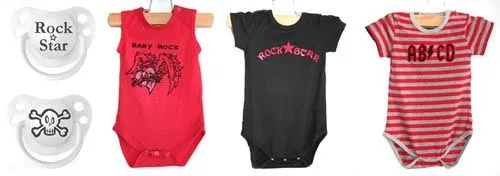 Ropa para bebés rockeros - Zancada: Cosas de minas
