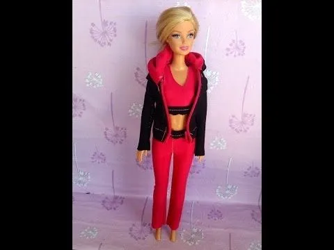 COMO HACER ROPA DEPORTIVA para barbie - YouTube