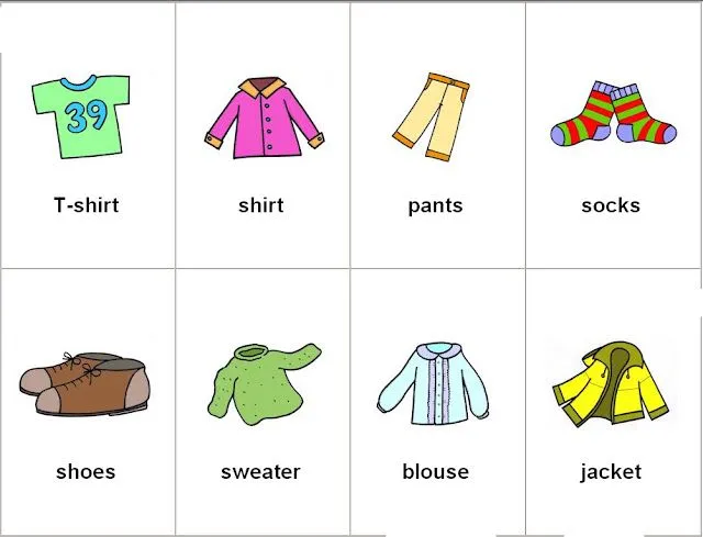 Ropa Elite, última moda: Ropa en ingles traductor