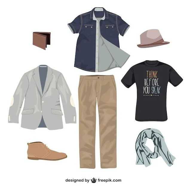 Ropa de hombre | Descargar Vectores gratis