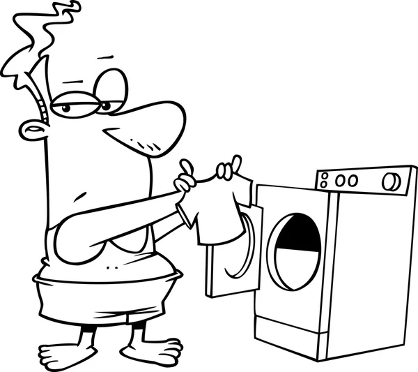 ropa de hombre de dibujos animados — Vector stock © ronleishman ...