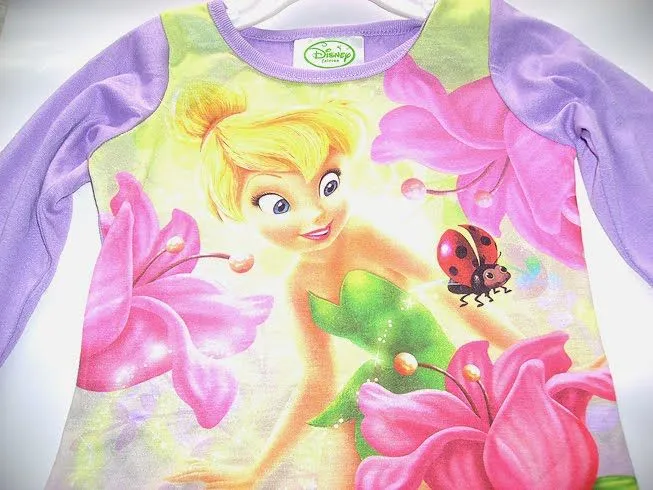 ROPA DE MARCAS DE EE.UU.: Pijama Niña - Tinkerbell (Campanita) - 24M