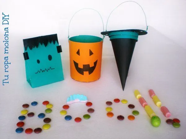 Tu ropa molona DIY: DIY: Bolsas para chuches Halloween