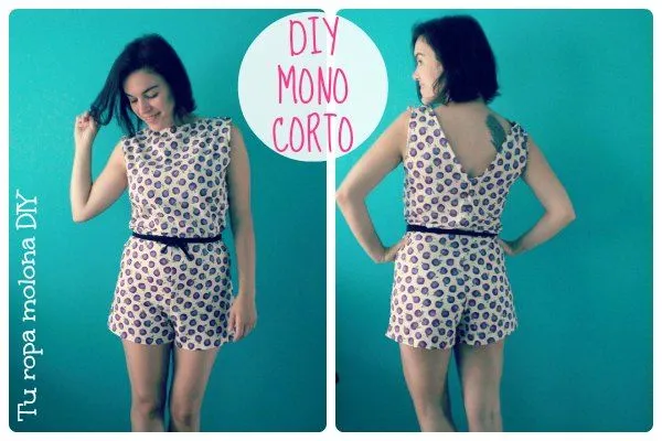 Tu ropa molona DIY: DIY: Como hacer un mono corto Tu ropa molona DIY: DIY: Como hacer un mono corto