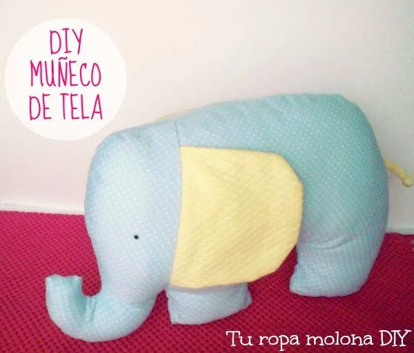 Tu ropa molona DIY: DIY: Regalo para bebés, elefante Tu ropa molona DIY: DIY: Regalo para bebés, elefante
