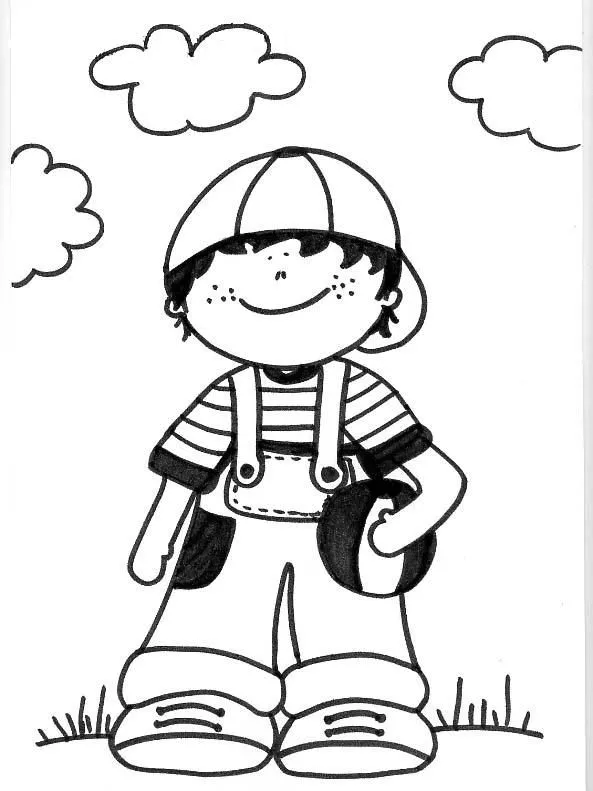 Niña y niño sin ropa para colorear - Imagui