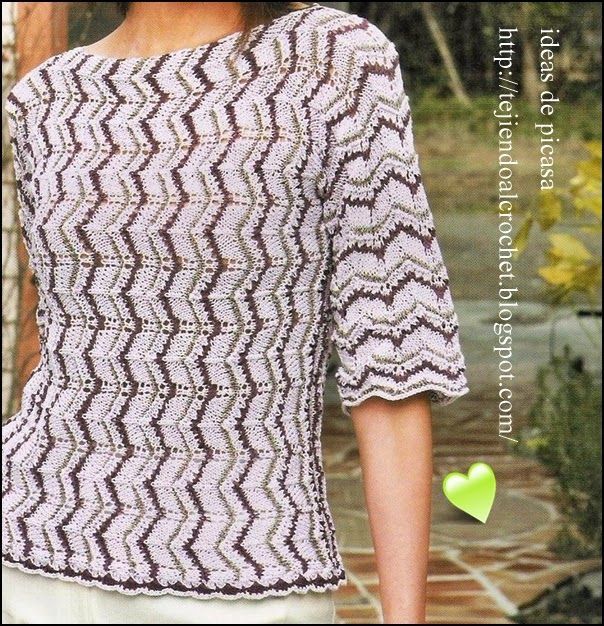 ropa de punto para mujer on Pinterest | Patrones, Tejido and Verano ropa de punto para mujer on Pinterest | Patrones, Tejido and Verano