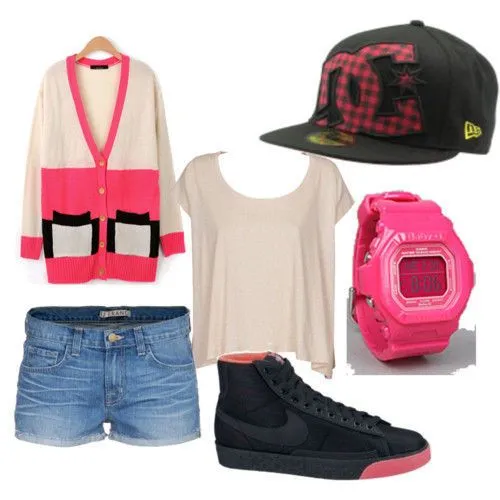 Skate girl vestimenta - Imagui