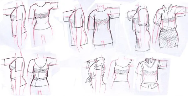 Como dibujar animes ropa - Imagui