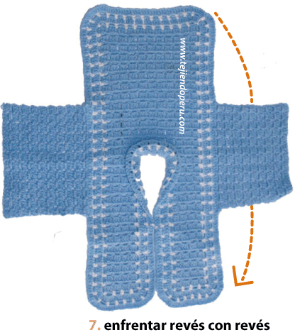 Ropón o chaquetita para bebé - Tejiendo Perú Ropón o chaquetita para bebé - Tejiendo Perú