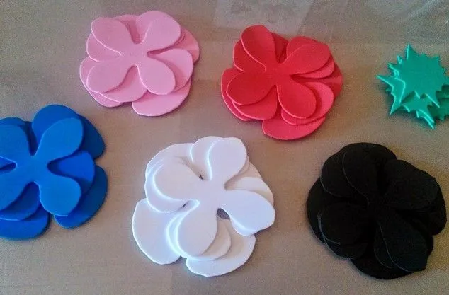 Rosa de goma eva o foami - Todo en Goma Eva Rosa de goma eva o foami - Todo en Goma Eva