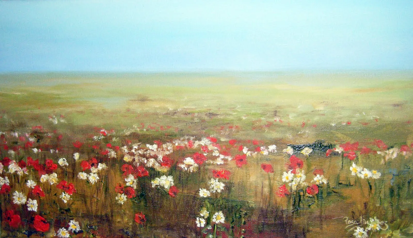 Rosa Jiménez Álvarez: Flores y Paisajes