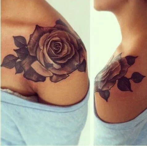 Rosa #negra | TATTO | Pinterest