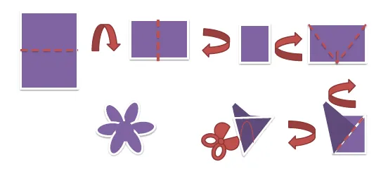 Como hacer una rosa de papel paso a paso facil - Imagui