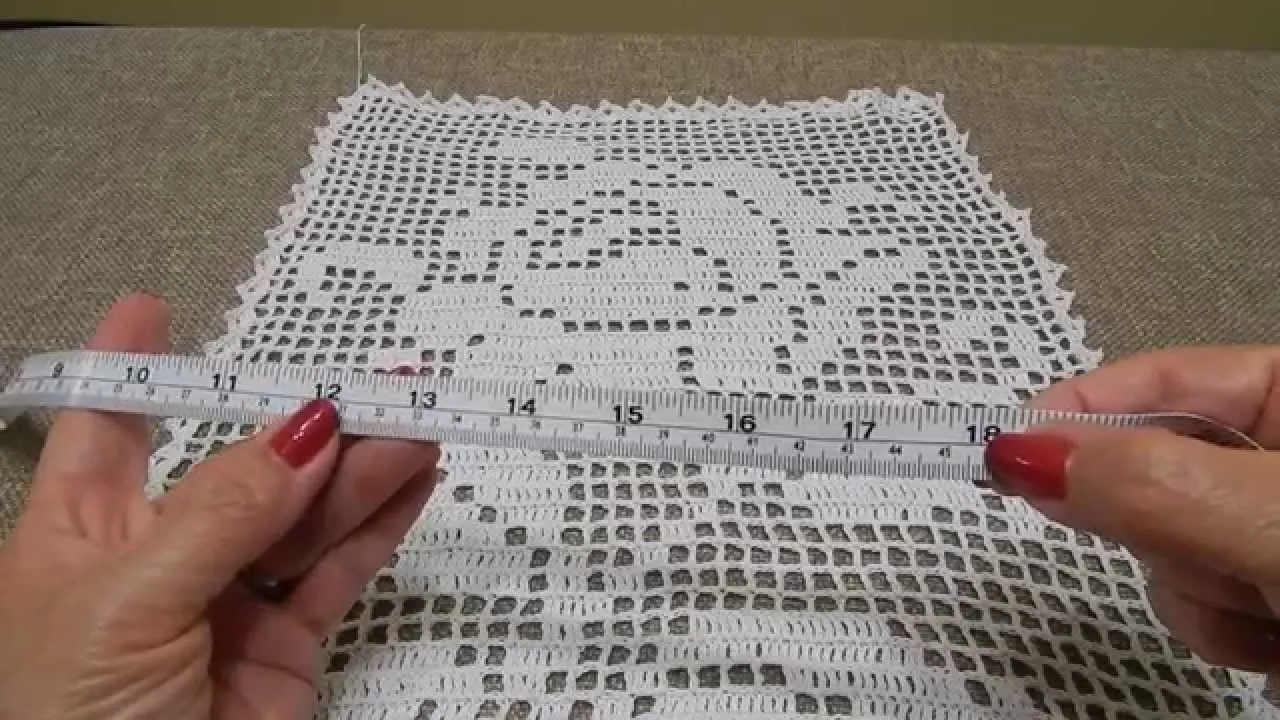 Rosa Rectangular en Crochet - YouTube