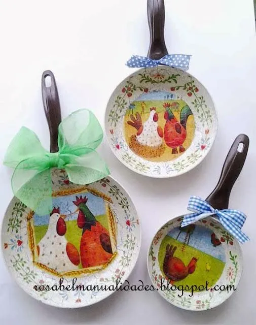 Rosabel manualidades: Sartenes decoradas | Mis Favoritos | Pinterest Rosabel manualidades: Sartenes decoradas | Mis Favoritos | Pinterest