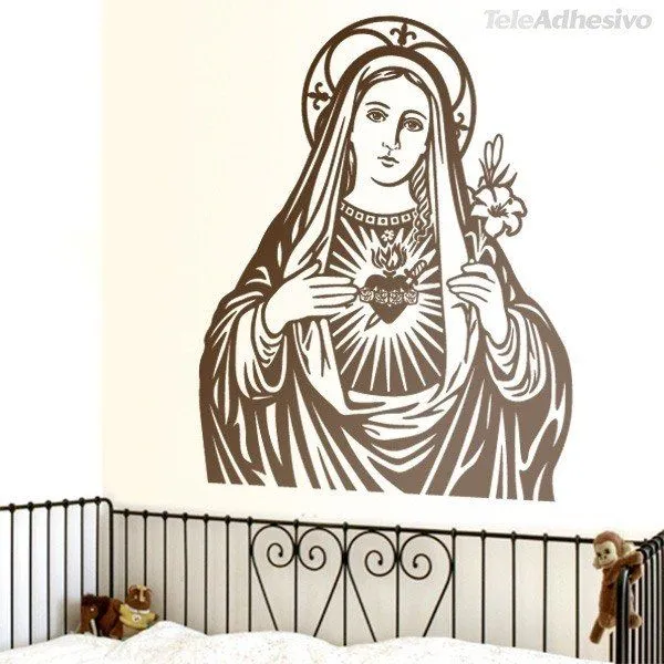 Virgen maria blanco y negro - Imagui