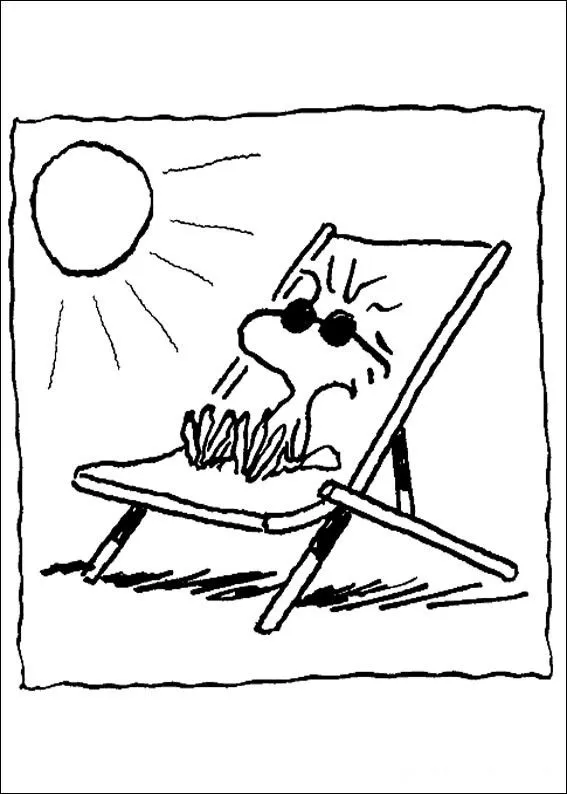 Snoopy-Dibujos para imprimir y colorear