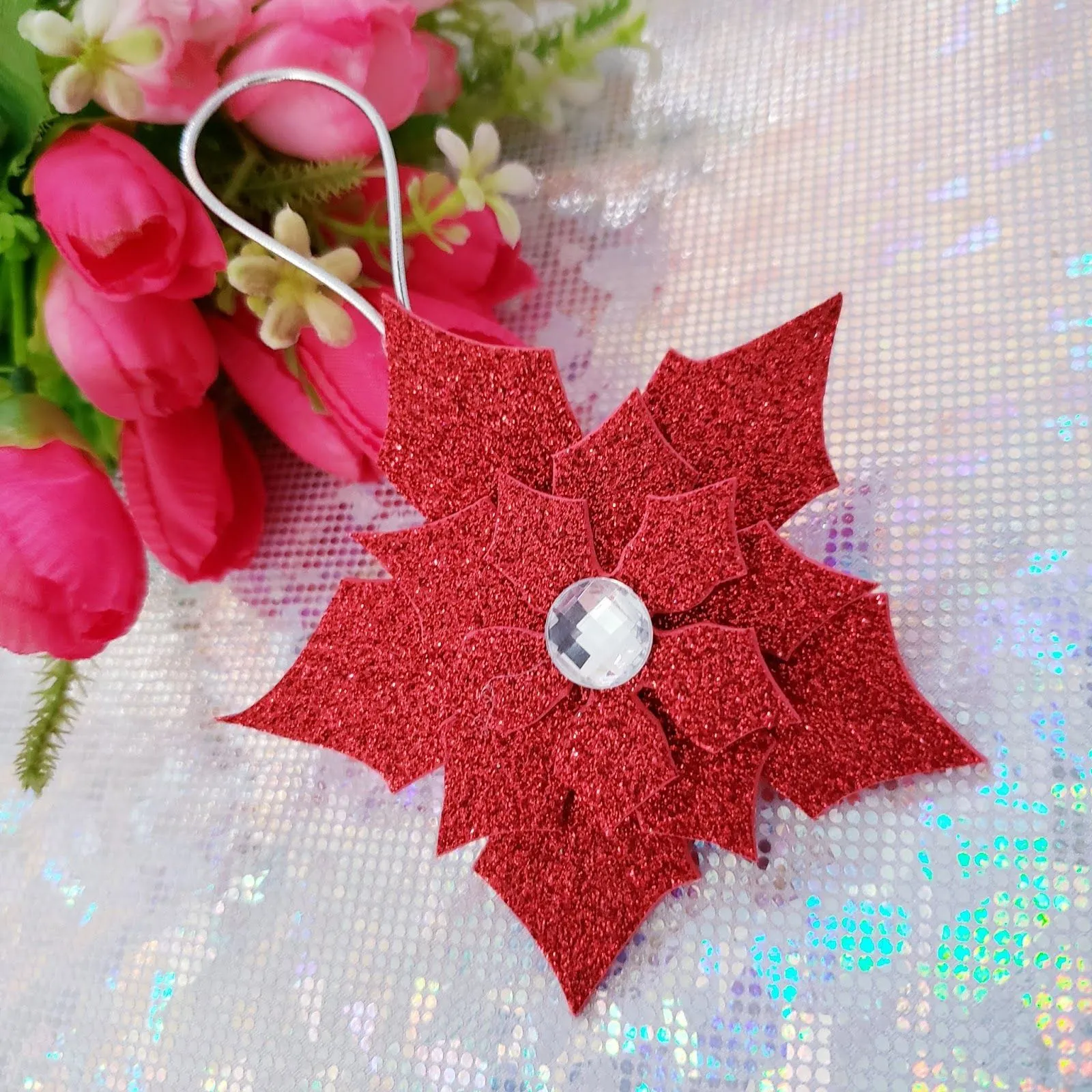 Rosari: Moldes para hacer Flores Navideñas: Rosari: Moldes para hacer Flores Navideñas: